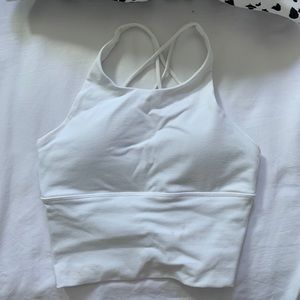 White Workout Tank